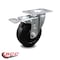 Service Caster 4 Inch Soft Rubber Wheel Swivel Top Plate Caster with Total Lock Brake SCC SCC-TTL20S414-SRS - alternate 1